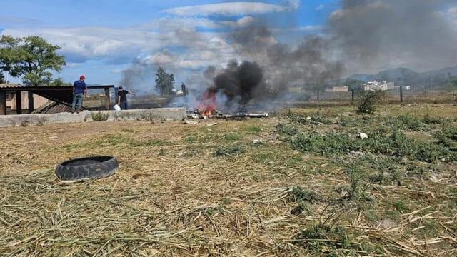 Desplome de avioneta en Nayarit