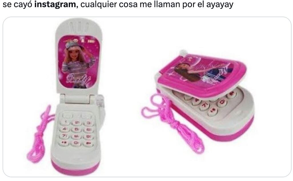 Memes de la caída de Instagram