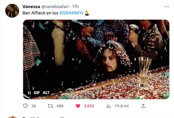 Ben Affleck: Los mejores memes luego de su show en los Grammy