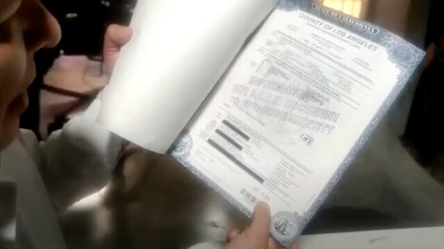 Acta original de defunción de Juan Gabriel