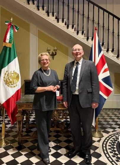 Josefa González-Blanco se despide de la Embajada de México en Reino Unido