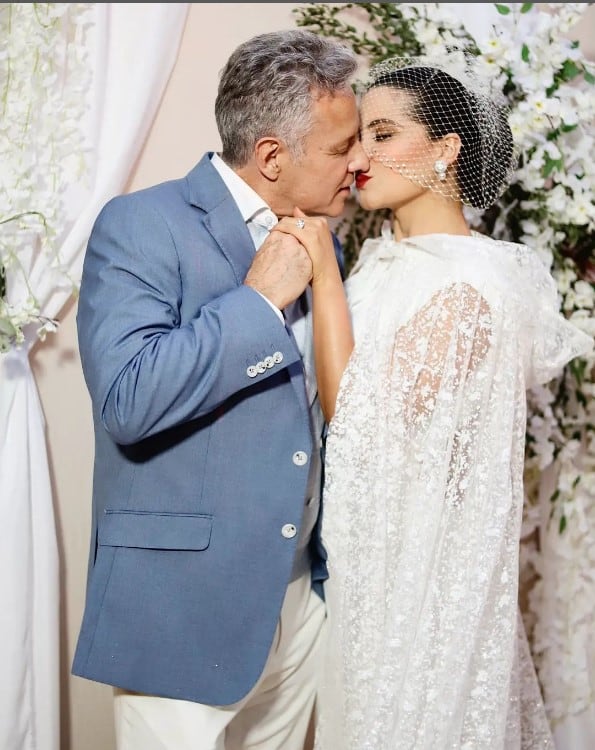 Cinthia Aparicio y Alexis Ayala