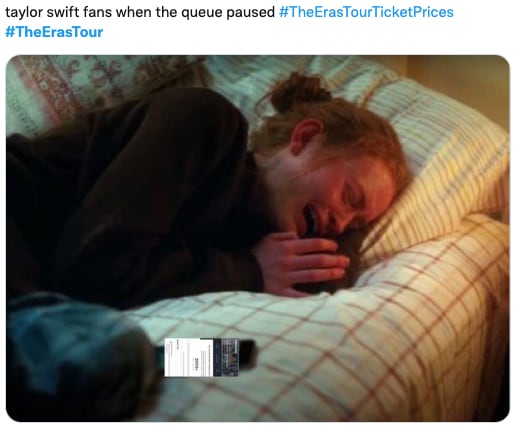 Caos en Ticketmaster por los boletos de Taylor Swift provoca memes en redes