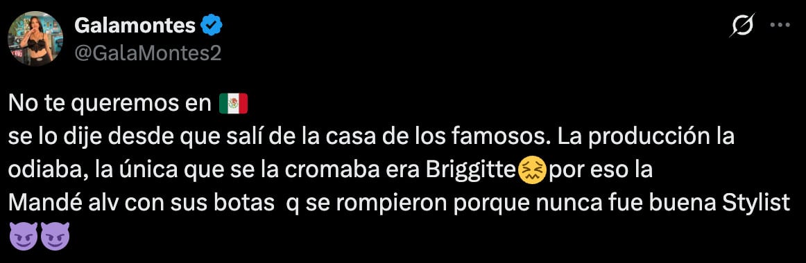 Gala Montes arremete contra Lau Styling