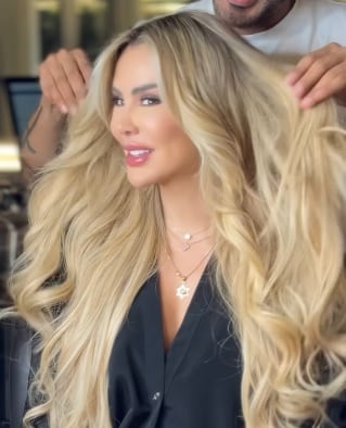 Ninel Conde cambia de look a rubia.