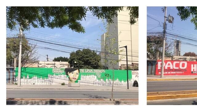 Mural Mujeres desaparecidas Monterrey