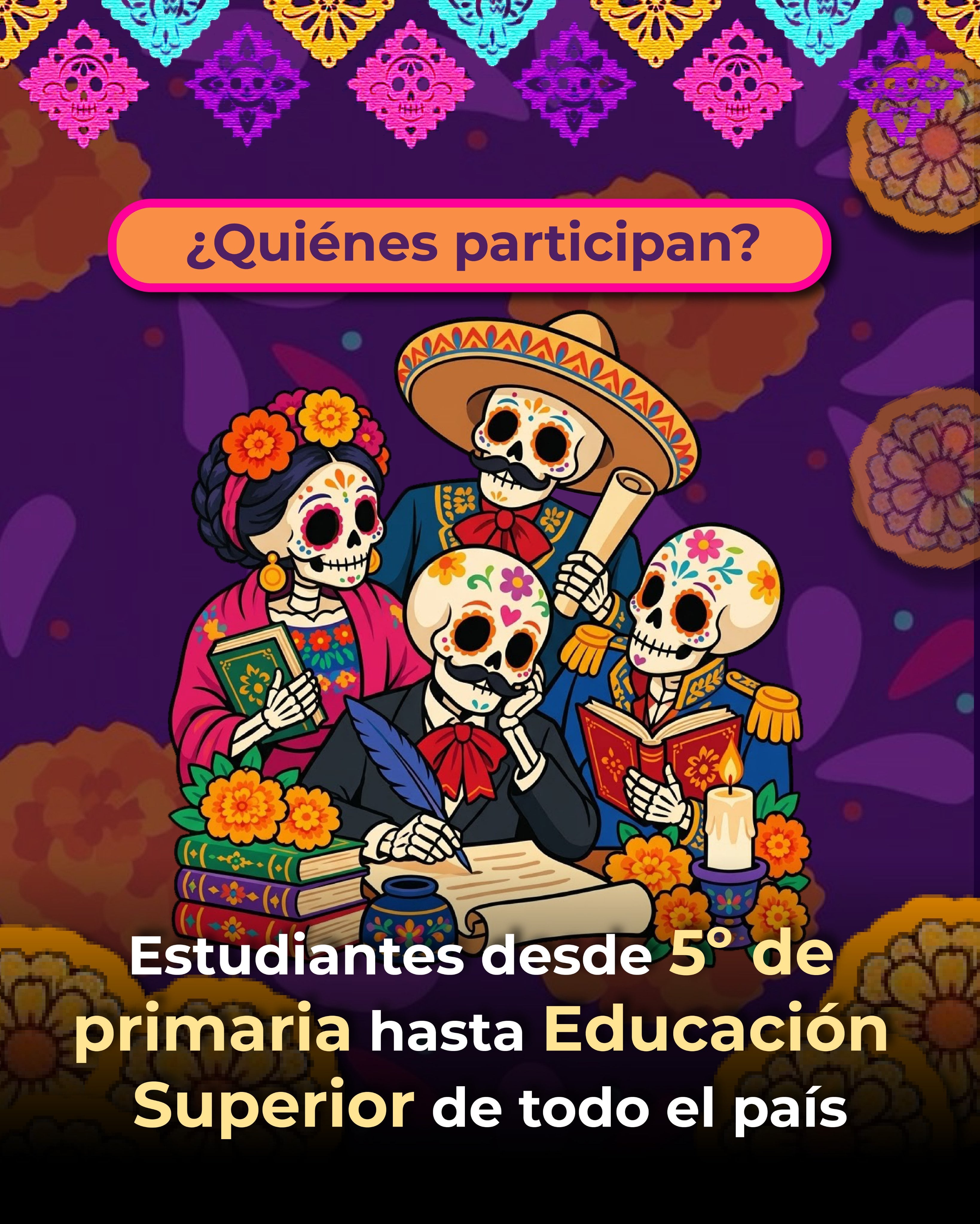 Concurso nacional de calaveritas literarias de la SEP: fechas y cómo registrarse