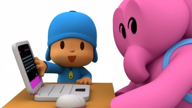 80 minutos de Pocoyó jugando con la computadora y otros inventos