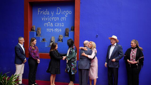 Jill Biden en México, vista el museo de la Casa Azul de Frida Kahlo y Diego Rivera en CDMX