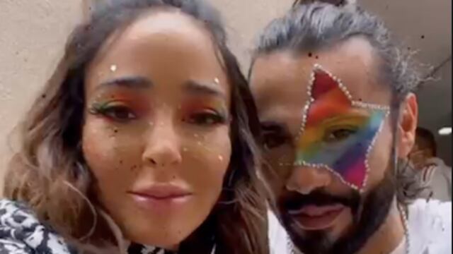 Manelyk González y Carlos Speitzer