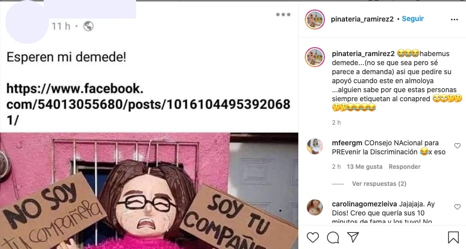 Demanda, según Piñatería Ramírez
