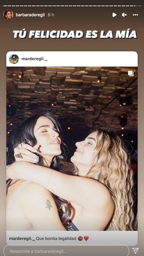 Bárbara de Regil festeja el cumpleaños de su hija Mar de Regil.