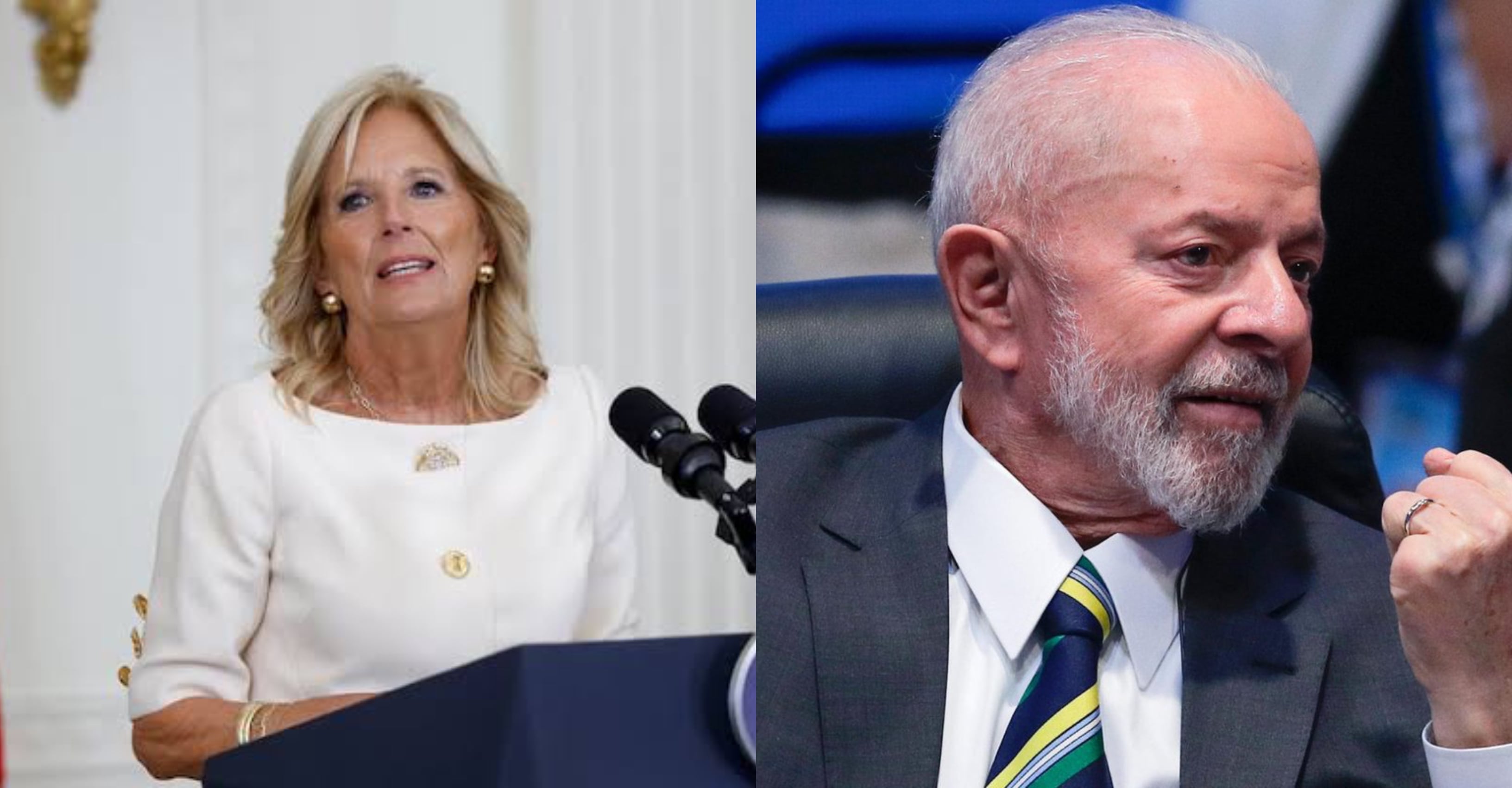 Jill Biden y Lula da Silva