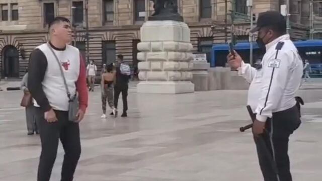 Policía graba TikTok