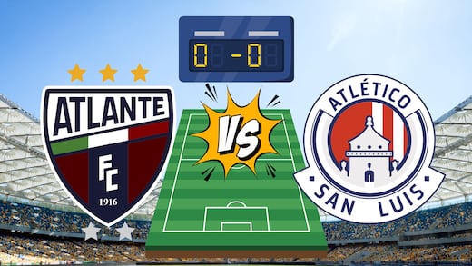 Atlante vs San Luis: Pronóstico y posibles alineaciones del partido de la Liga MX