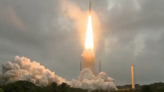 Despegue del telescopio espacial James Webb