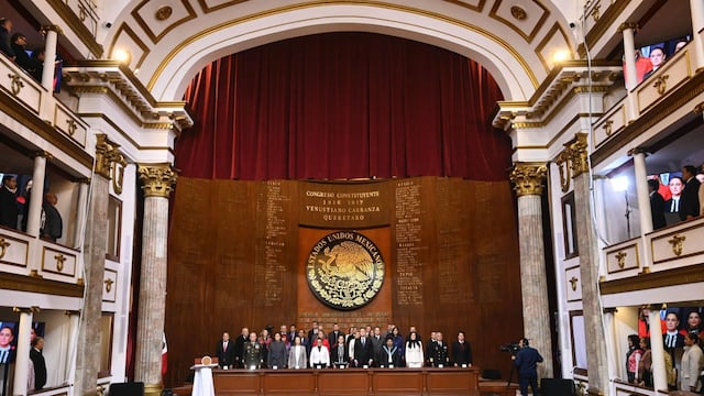 Claudia Sheinbaum Pardo, Presidenta de México, encabezó la ceremonia de conmemoración del 109 aniversario de la Constitución Política de los Estados Unidos Mexicanos