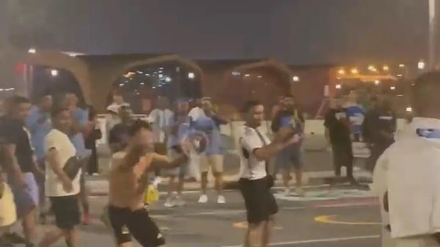 Aficionados de México y Argentina provocaron pelea campal en Qatar 2022.