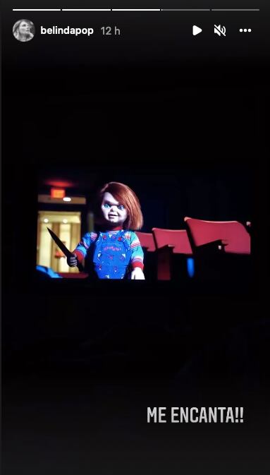 Belinda confiesa que “le encanta” Chucky