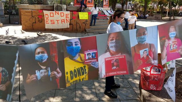 Protesta por desaparecidos.