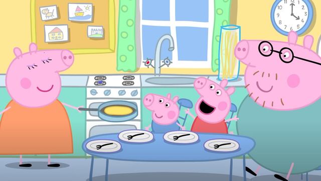 32 minutos de Peppa Pig cocinando en YouTube