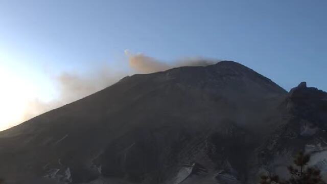 Volcán Popocatépetl el 29 de diciembre