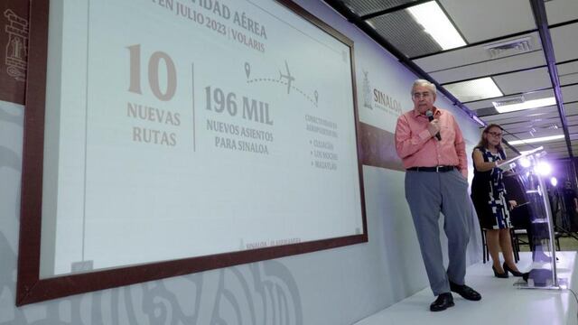 Rubén Rocha, gobernador de Sinaloa