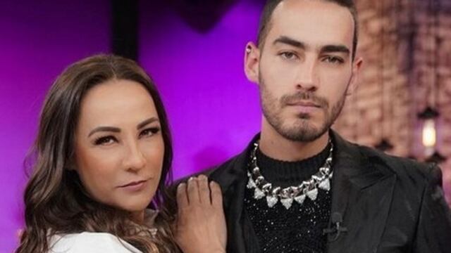 Consuelo Duval y su hijo Michel