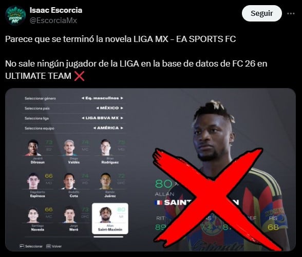 El detalle oculto que revela que la Liga MX no será parte del EA FC 26