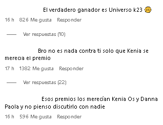 Fans de Kenia Os arremeten contra Camilo por ganarle el Latin Grammy 2023.
