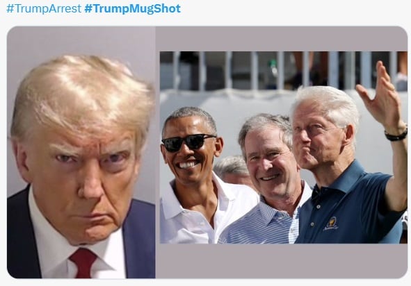Foto de Donald Trump arrestado dejó una ola de memes