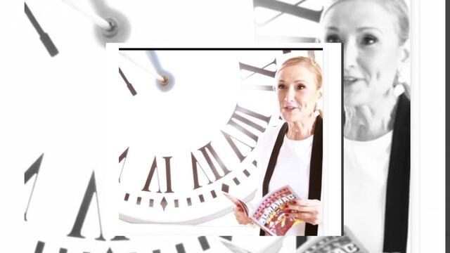 La presidenta de la comunidad de Madrid Cristina Cifuentes se sumó a la expectativa de la llegada de Marty McFly. 