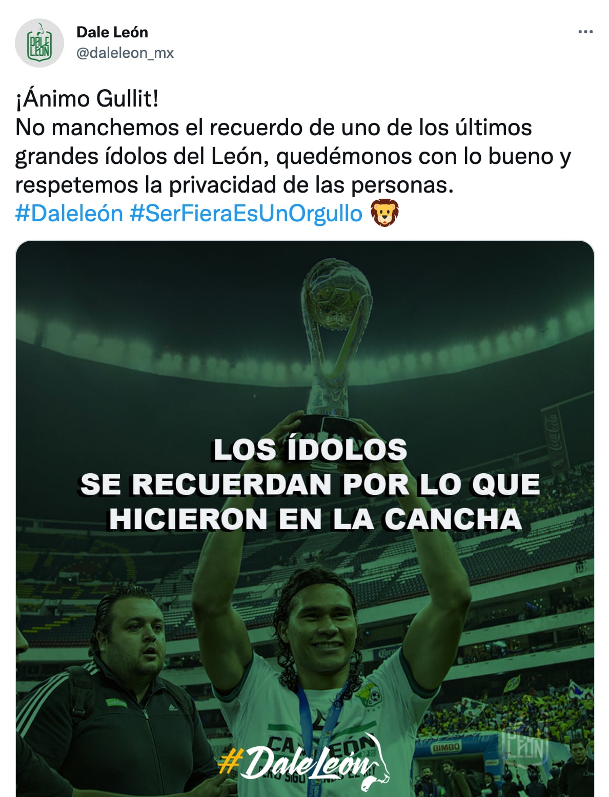 Fans del Club León defendieron al Gullit Peña