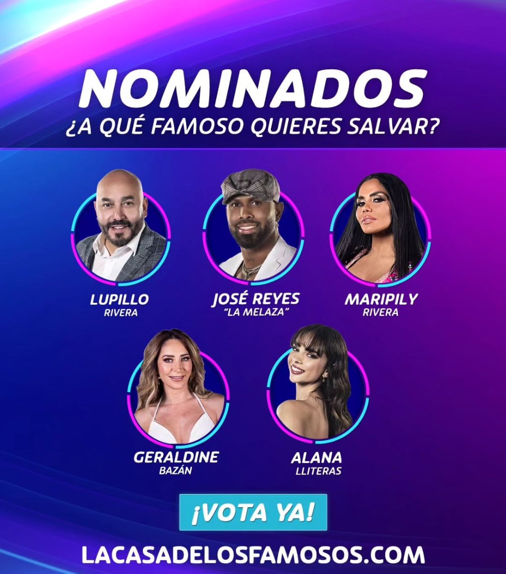 Últimos nominados de La Casa de los Famosos 2024