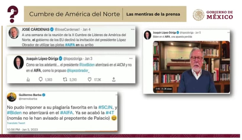 Quién es quién en las mentiras de la semana 18 enero