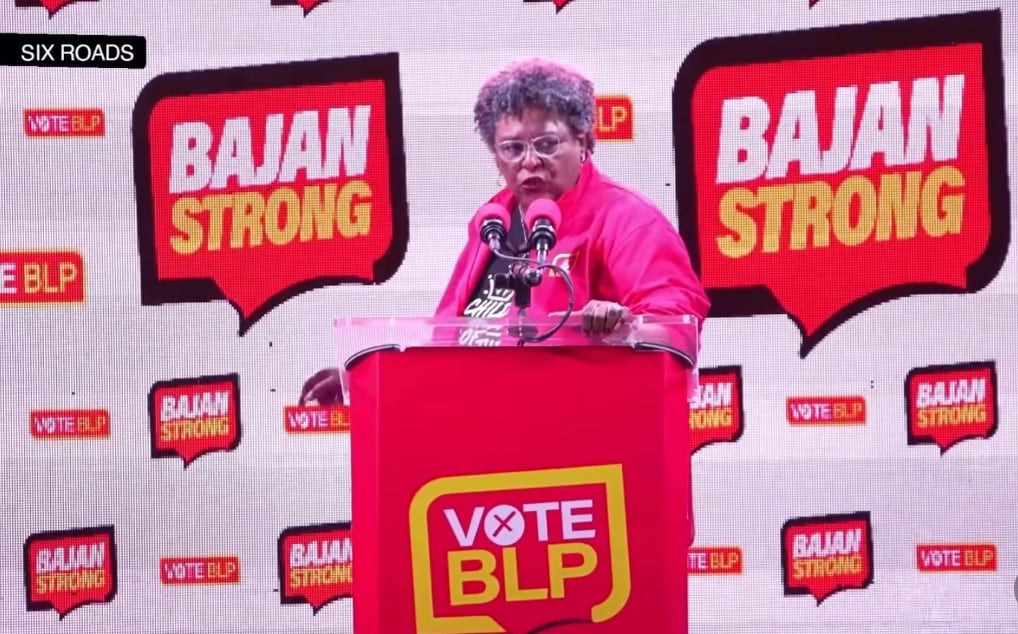Mia Amor Mottley, primera Ministra de Barbados