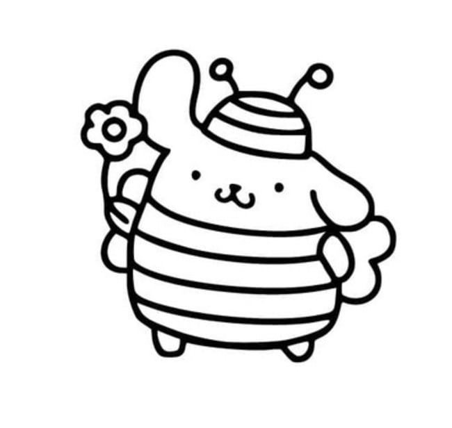 Dibujos de Pompompurin por su cumpleaños