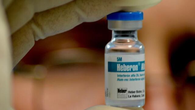 Interferón cubano, tratamiento contra Covid-19, desarrollado desde 2003.