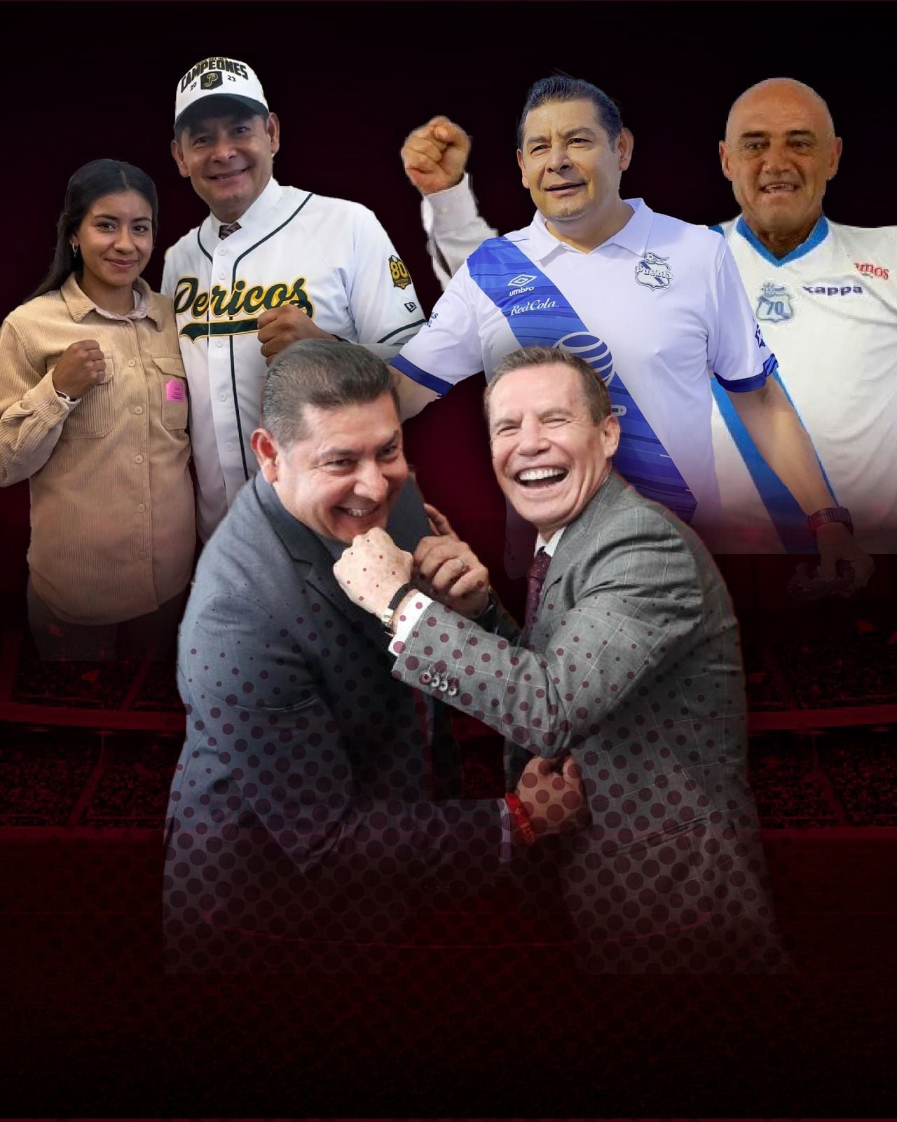 Se suman a la 4T en Puebla los deportistas Julio César Chávez, “El Chelís” y Gaby “La Bonita” Sánchez, respaldando a Alejandro Armenta