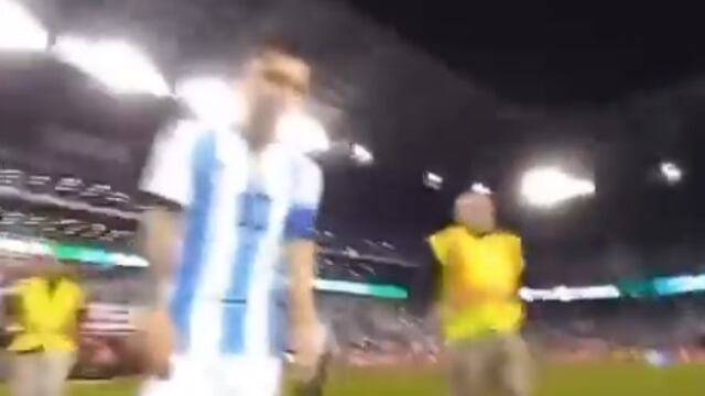 Aficionado tomó este épico video de Lionel Messi