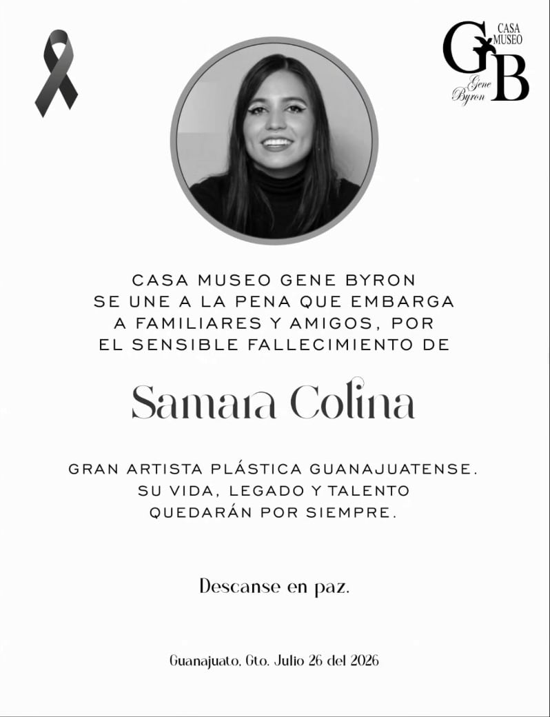 Murió Samara Colina Borja