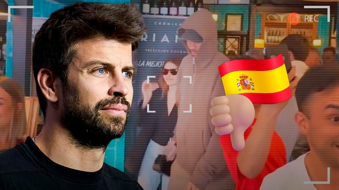 VIDEO: Gerard Piqué y Clara Chía abucheados en España y por un motivo muy ajeno a Shakira