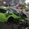 Choca un Lamborghini y huye del lugar en Polanco
