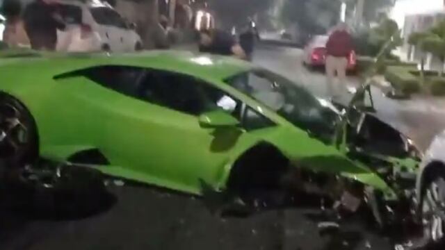 Choque de Lamborghini