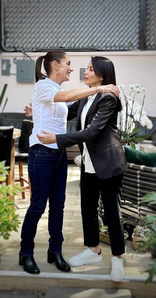 Claudia Sheinbaum se reúne con Luisa González