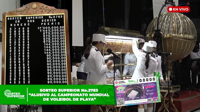 Resultados Sorteo Superior 2783 de Lotería Nacional en vivo: ganadores de hoy 20 de octubre