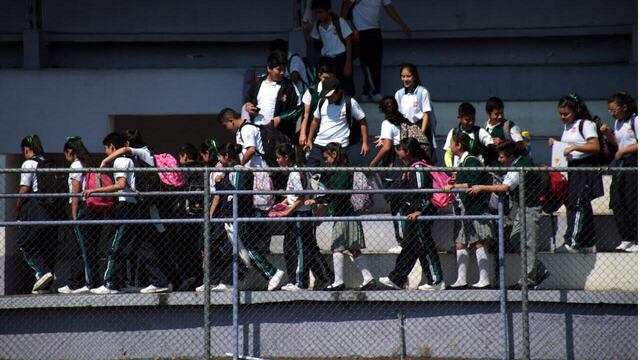 Estudiantes de secundaria. Imagen ilustrativa.