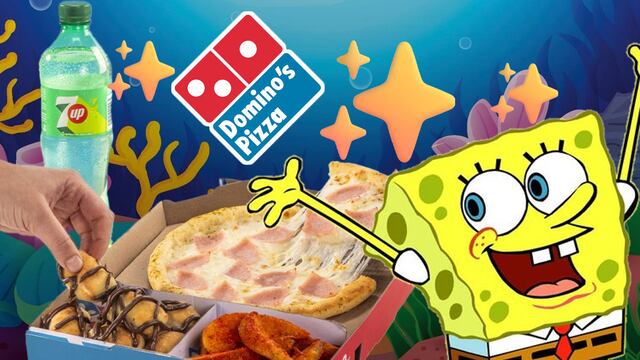 Combo Domino’s Pizza de Bob Esponja