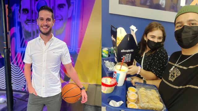 Adrián Marcelo y la pareja que entró al cine