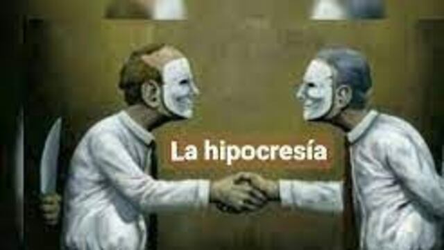 La doctrina de la derecha es la hipocresía,